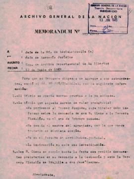 MEMORANDUM 070-85-JOAJ