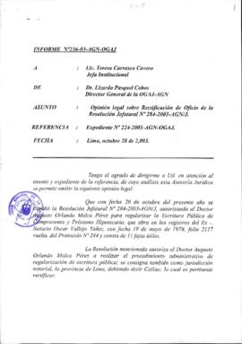 INFORME 236-2003-AGN-OGAJ