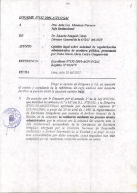 INFORME 132-2001-AGN-OGAJ