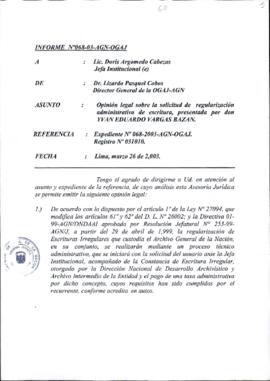 INFORME 068-2003-AGN-OGAJ