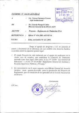 INFORME 244-2003-AGN-OGAJ