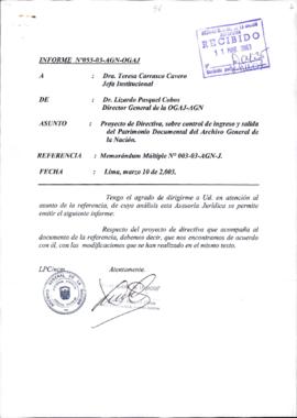 INFORME 055-2003-AGN-OGAJ