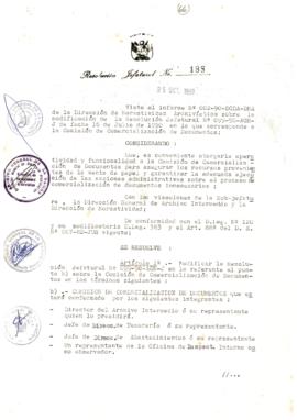 Resolución Jefatural N° 188-1990/AGN/J