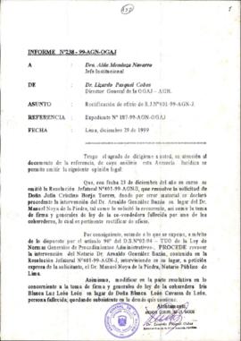 INFORME 238-99-AGN-OGAJ