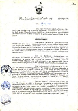 Resolución Directoral N° 015-2002-AGN/OTA