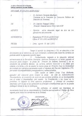 INFORME 133-2001-AGN-OGAJ