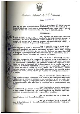 Resolución Jefatural N° 030-1984/AGN/J