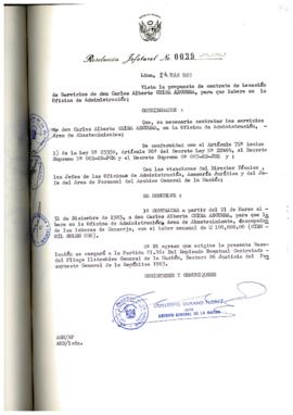 Resolución Jefatural N° 039-1983/AGN/J