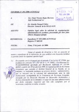 INFORME 193-2006-AGN/OGAJ