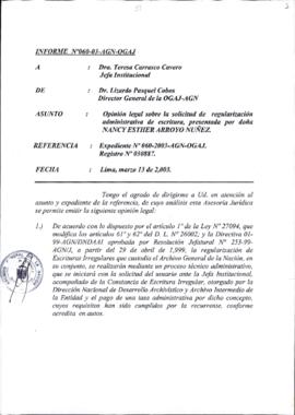 INFORME 060-2003-AGN-OGAJ