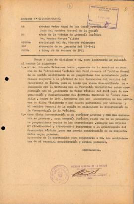 INFORME 020-91-AGN/OAJ