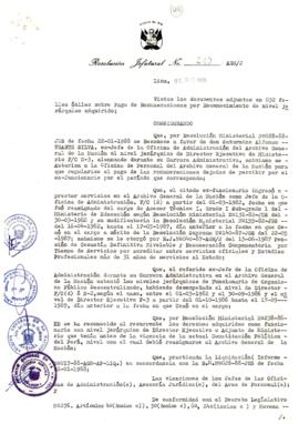 Resolución Jefatural N° 223-1988/AGN/J