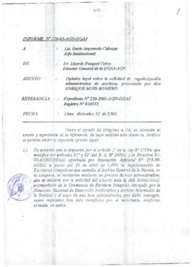 INFORME 220-2001-AGN-OGAJ