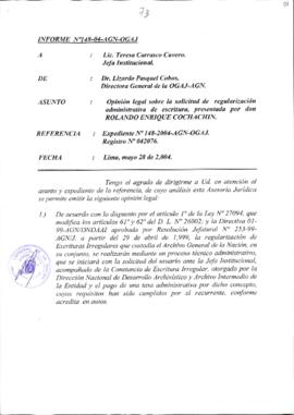 INFORME 148-2004-AGN-OGAJ