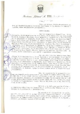 Resolución Jefatural N° 221-1984/AGN/J