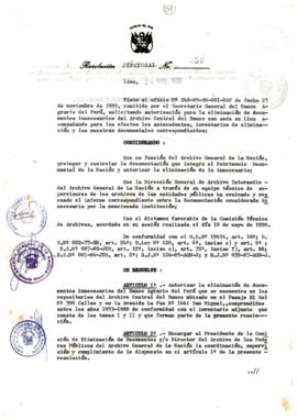 Resolución Jefatural N° 050-1990/AGN/J