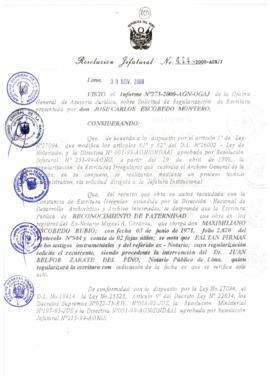 Resolución Jefatural N° 444-2000/AGN/J