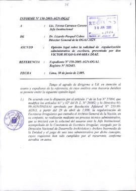 INFORME 150-2005-AGN-OGAJ