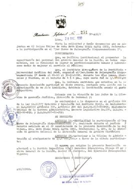 Resolución Jefatural N° 251-1990/AGN/J