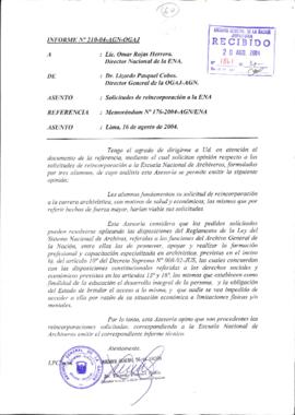INFORME 210-2004-AGN-OGAJ