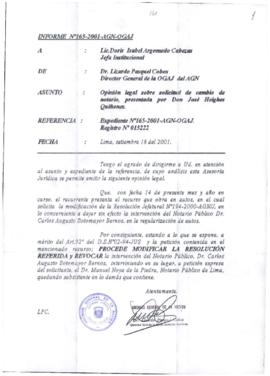 INFORME 165-2001-AGN-OGAJ
