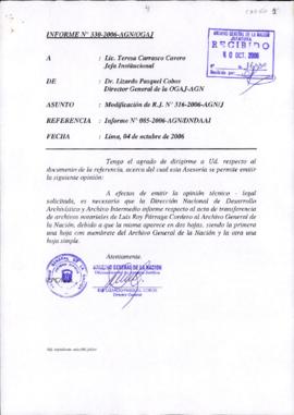 INFORME 330-2006-AGN/OGAJ