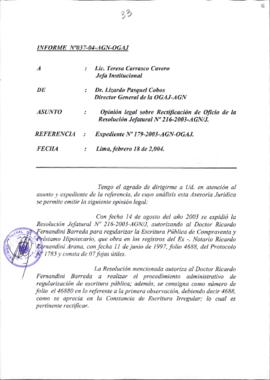 INFORME 040-2003-AGN-OGAJ