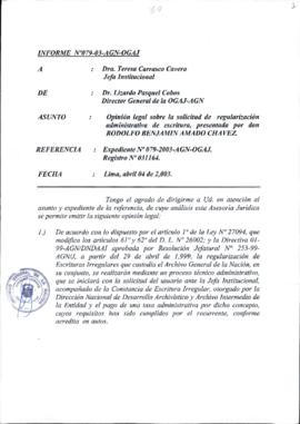 INFORME 079-2003-AGN-OGAJ