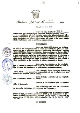 Resolución Jefatural N° 135-1991/AGN/J