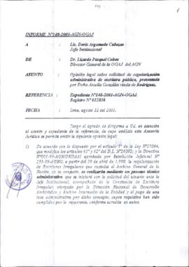 INFORME 148-2001-AGN-OGAJ