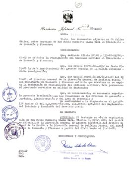 Resolución Jefatural N° 239-1988/AGN/J
