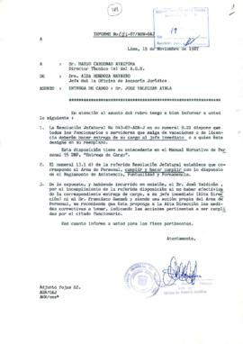 INFORME 026-87/AGN-JOAJ