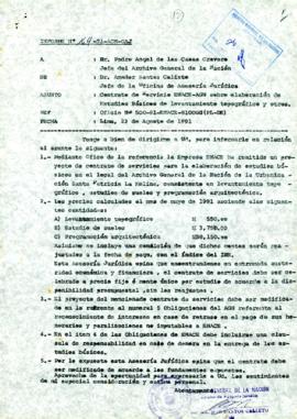 INFORME 164-91-AGN/OAJ