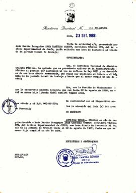 Resolución Directoral N° 065-88-AGN/OA