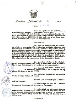 Resolución Jefatural N° 127-1991/AGN/J