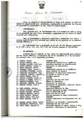 Resolución Jefatural N° 138-1985/AGN/J