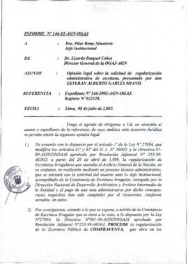 INFORME 146-02-AGN-OGAJ