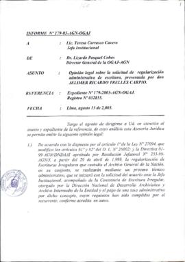 INFORME 179-2003-AGN-OGAJ