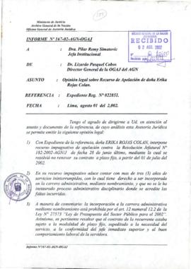 INFORME 167-02-AGN-OGAJ