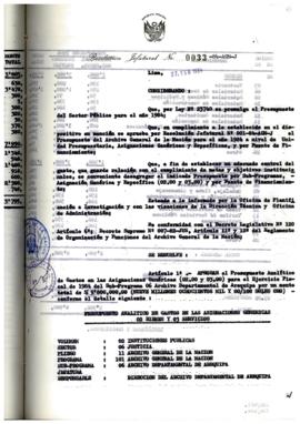 Resolución Jefatural N° 033-1984/AGN/J