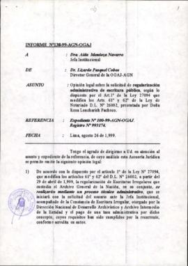INFORME 138-99-AGN-OGAJ
