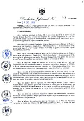 Resolución Jefatural N° 341-2018-AGN/J