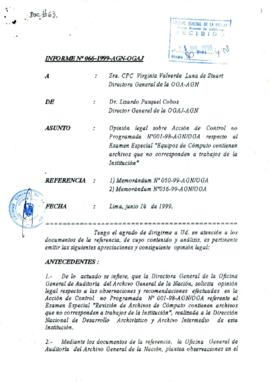 INFORME 066-99-AGN-OGAJ