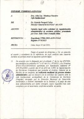 INFORME 086-A-2001-AGN-OGAJ