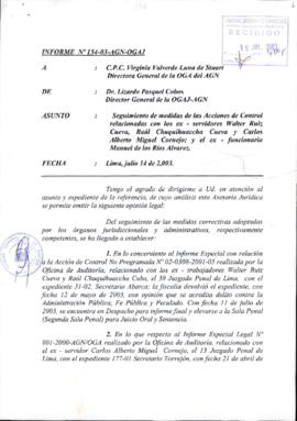 INFORME 154-2003-AGN-OGAJ