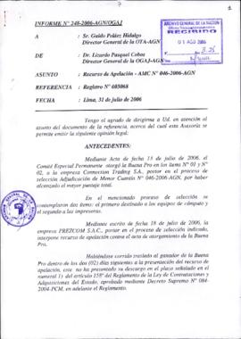 INFORME 248-2006-AGN/OGAJ