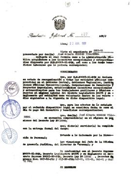 Resolución Jefatural N° 137-1991/AGN/J