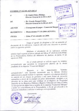 INFORME 222-2004-AGN-OGAJ