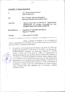 INFORME 140-2004-AGN-OGAJ