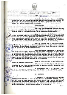 Resolución Jefatural N° 151-1984/AGN/J